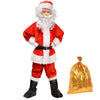 Mongbyya Children'S Deluxe Santa Suit 9Pc. Christmas Child Santa Claus Kids Halloween Costume Cosplay For 6+ Years Old (L)