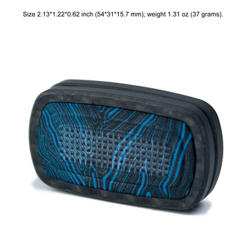 DjuiinoStar Silent Fidget Slider (Carbon Fiber + Glass Fiber) CNC Machined Free-Floating Push Slider Addictive Magnetic Toy Help to Relieve Stress Best Gift for Fidget Fans DFS-48