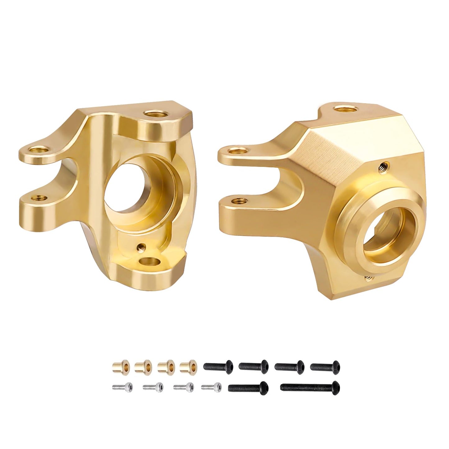 CrazyHobby Brass Steering Knuckles for 1/10 Axial SCX10 II AXIC9046 AXID9060 AXID9047 AXID9058 RC Crawler Car Upgrade Parts