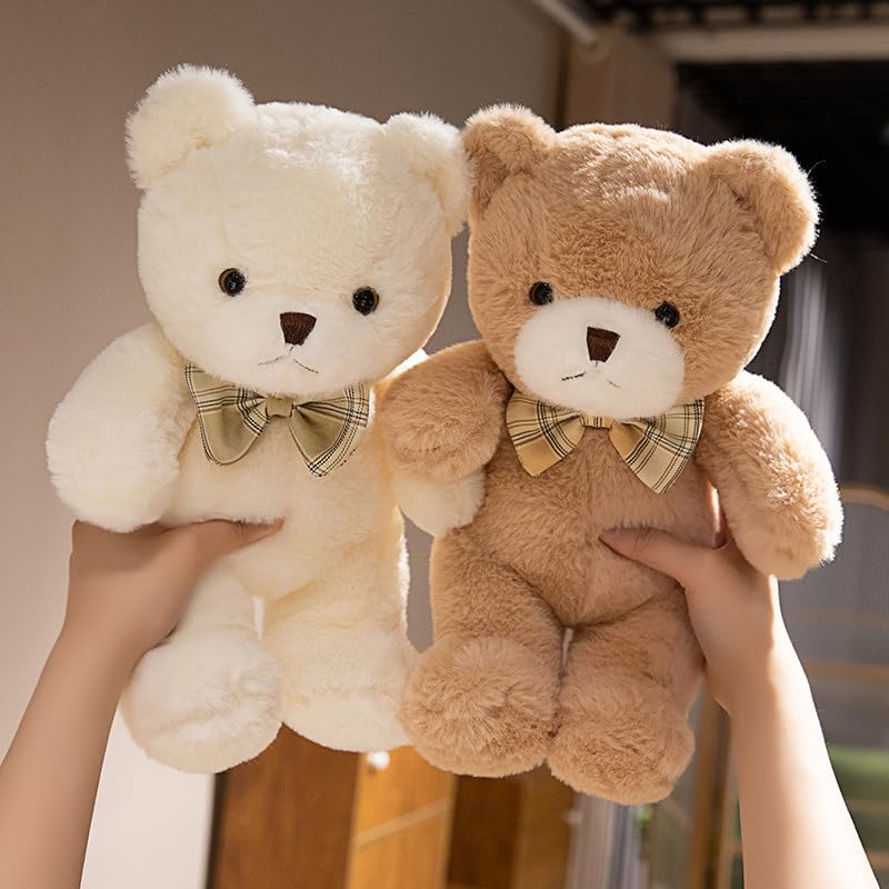 Gjlzfwbx Teddy Bear Plush Toy, 12 Inch Teddy Bear Stuffed Animal Christmas Birthday Valentine'S Day Gifts For Kids Girl Friends(