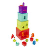 Battat - Sorting & Stacking Boxes - Nesting Toddler Play Cubes - Color - Coded Dexterity Keys - Numbers, Letters & Shapes - 2+ Y