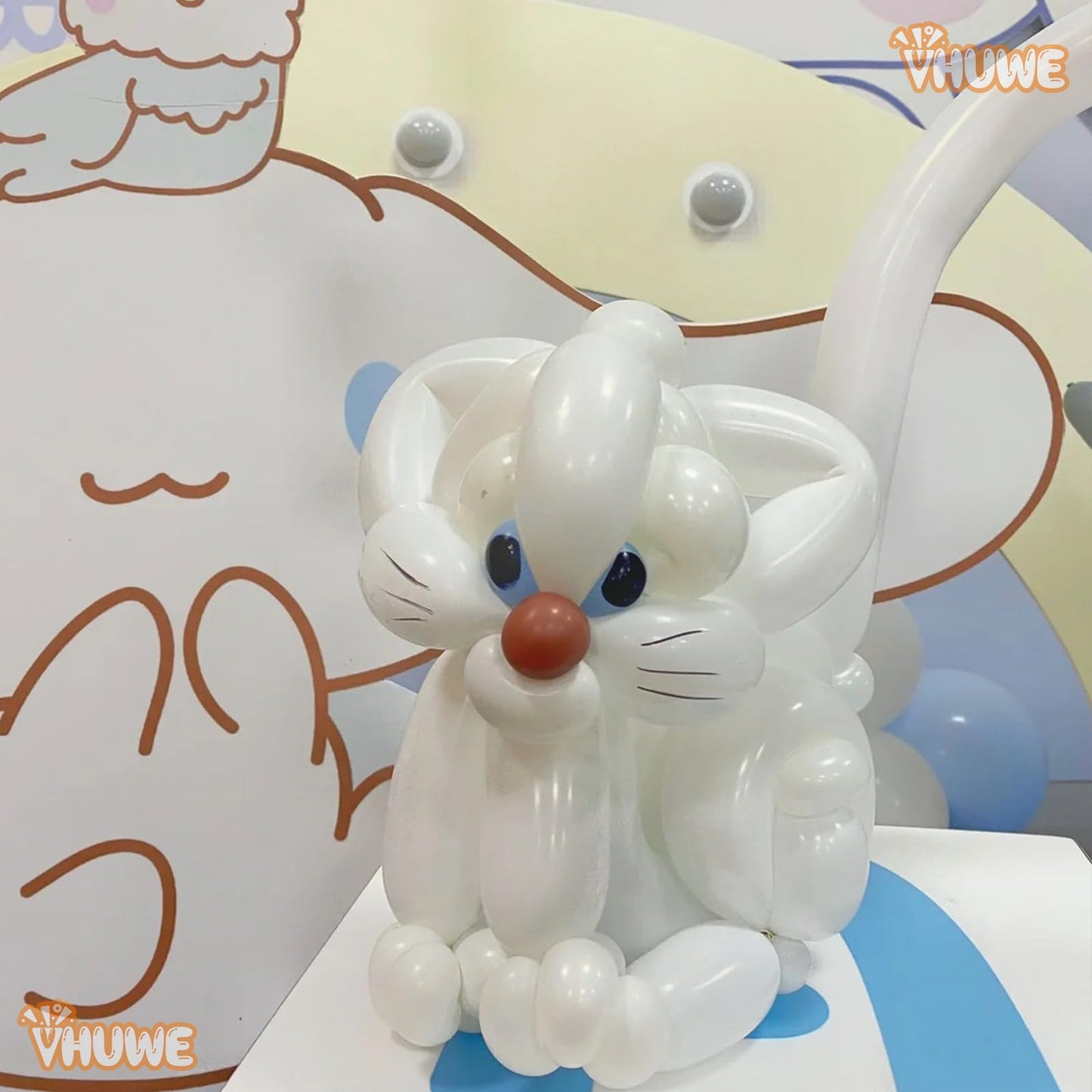 260 Balloons White, Thickened 100 Pack Long Balloons Twisting Skinny Magic Balloons For Balloon Arch Animals Clown Kids Birthday