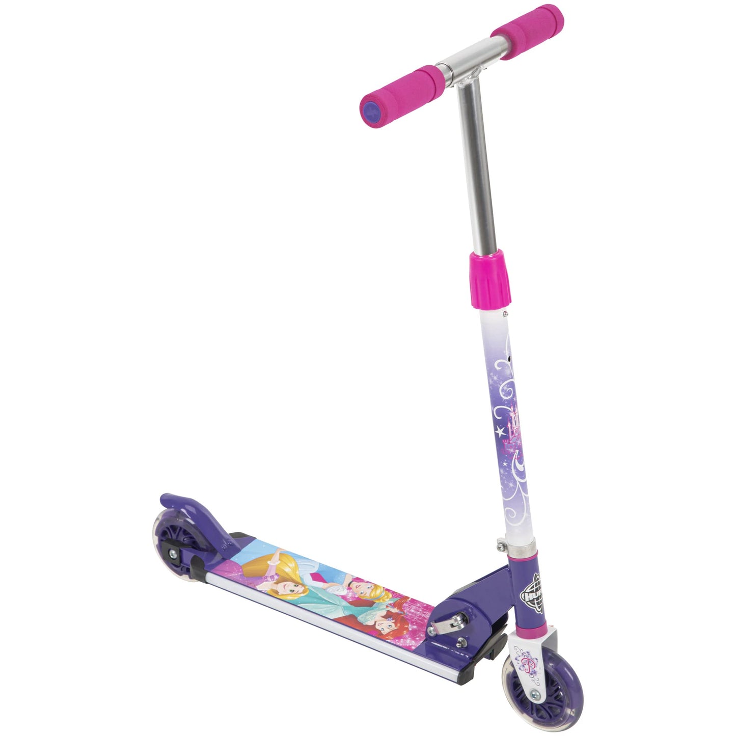 Huffy Disney Princess Electro-Light Inline Scooter For Kids
