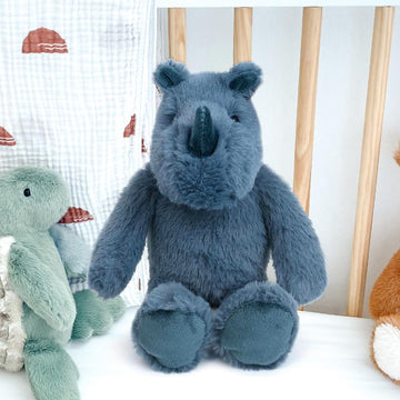 Mon Ami Raymond The Rhino Stuffed Animal - 10'', Soft Plush Toy, Stuffed Wild Animals, Use As Toy Or Nursery Room D Cor,Great G