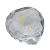 2Nd Anniversary Crystal Gifts For Husband Wife Boyfriend Or Girlfriend, 2 Year Wedding Anniversary Valentines Day Romantic Gifts For Her Him Funny Two Year Anniversary Marriage Presents For Couple