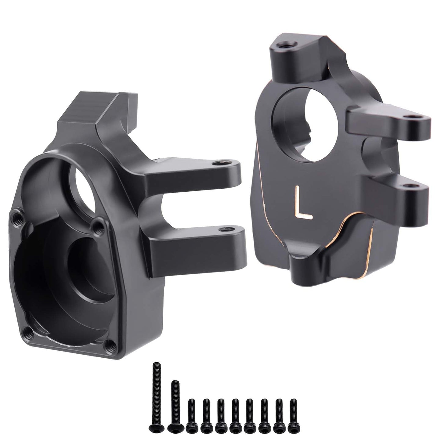 Hobbypark Brass Front Steering Knuckles Portal Weights For Axial Capra And Scx10 Iii Upgrades
