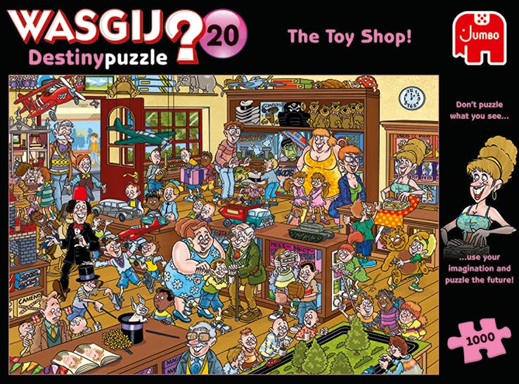 Jumbo, Wasgij Destiny 20, The Toy Shop!, Jigsaw Puzzles For Adults, 1,000 Piece