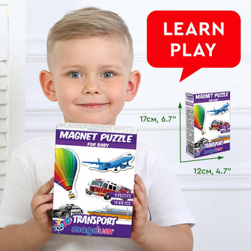 Magdum Transport Magnetic Puzzles For Kids Ages 3-5 - Toddler Puzzle - Travel Toys For Kids Ages 3-5 - Magnetic Travel Games Baby Puzzle Kids Puzzle Toys - Puzzle For Preschooler Magnet Puzzles Games