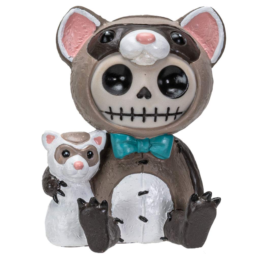 Furrybones Summit Collection Ferris Figurine Decorative Signature In Ferret Costume 3 Inch Tall Collectible Statue