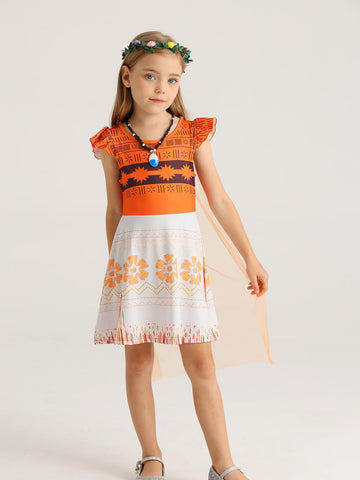 Wonderbabe Princess Adventure Dress Up Clothes For Little Girls Toddler Halloween Birthday Party Costumes Princess Costume With