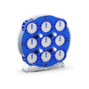 CuberSpeed Qiyi Magnetic Clock 2024 Edition - Blue Puzzle Toy, Durable ABS Material, Ideal for Puzzle Enthusiasts