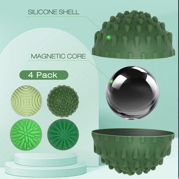 Aplist Silicone Magnetic Balls Fidgets For Adults Teens, Stress Anxiety Relief Sensory Toys For Autism Adhd, Large Texture Magne