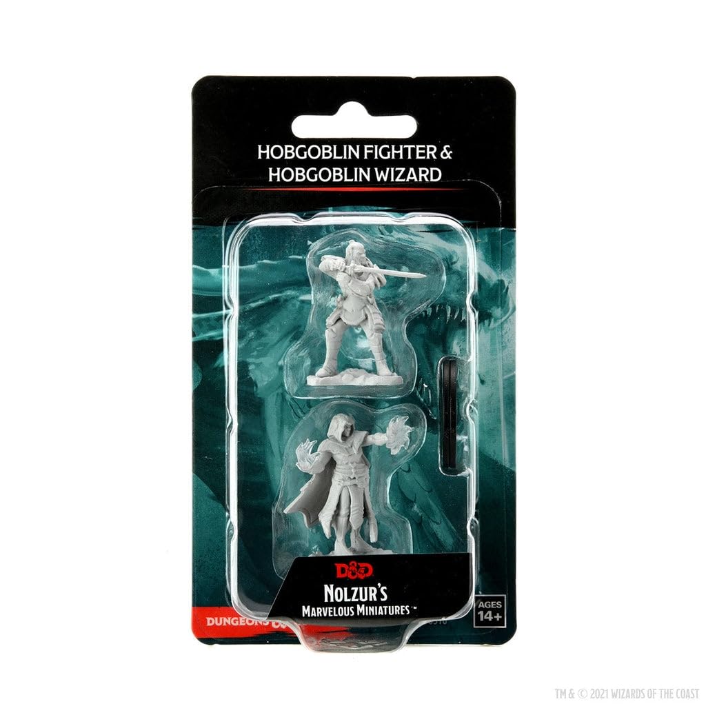 D&D Nolzur'S Marvelous Miniatures: Hobgoblin Fighter Male & Hobgoblin Wizard Female