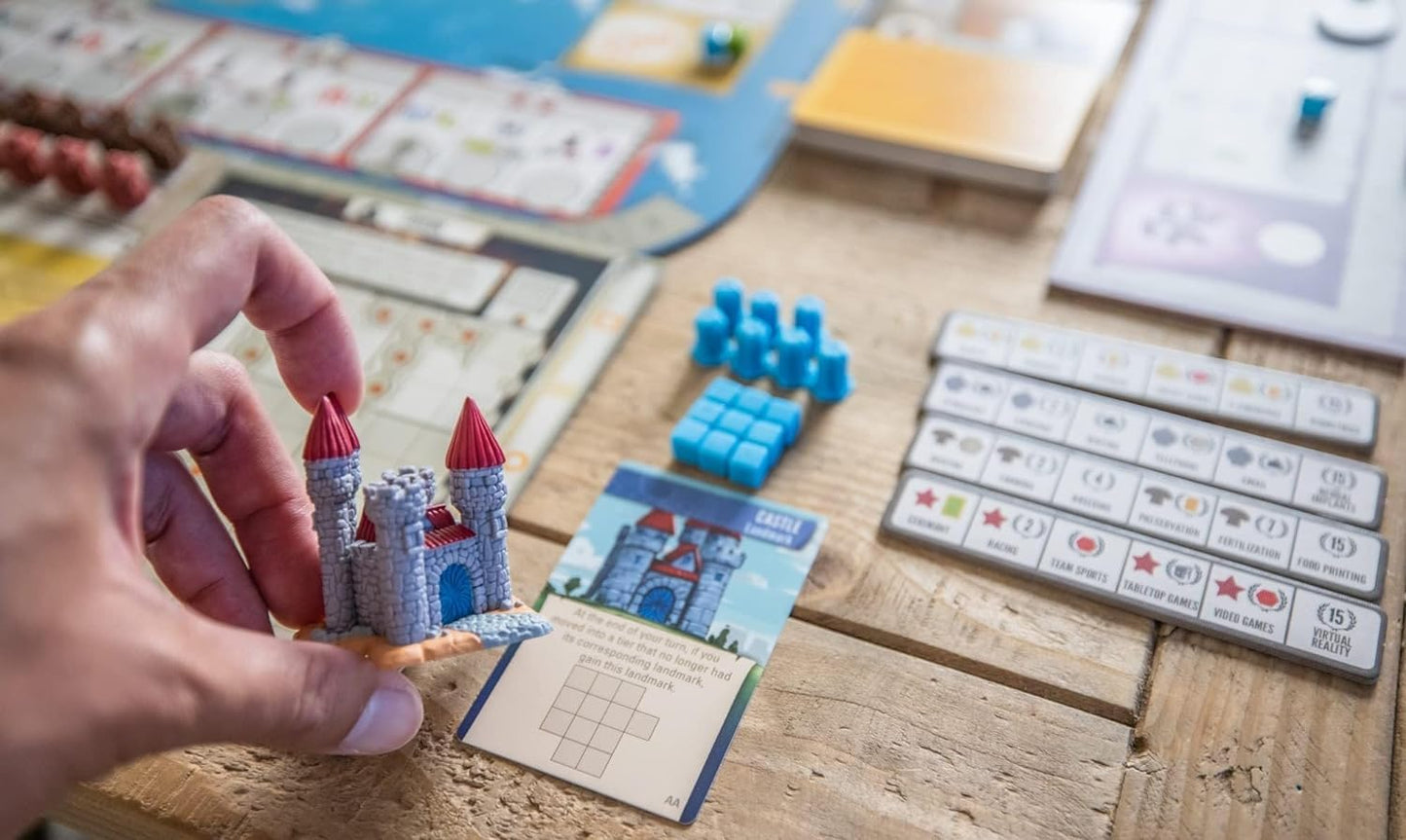 Stonemaier Games: Tapestry: Arts & Architecture Expansion | Add To Tapestry (Base Game) | New Capital City Mats, New Advancement Track, New Civilizations, And More | Ages 14+, 1-5 Players, 120 Mins