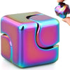 Fidget Spinner Toys Cube Easter Basket Stuffers for Teen mature-themed Kid Metal Fidget Block Hand Spinner Cool Stuff Desk EDC Gadget Office Toy Small Anxiety Sensory Toy Tool Stress Relief Gift for Boys