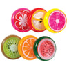 GEDDES Fruit Slices Putty for Kids - Pack of 24, Colorful Plastic Modeling Clay, Model 70500