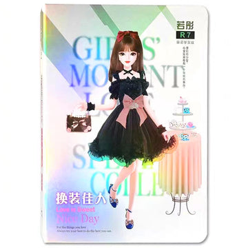 Daniel Axel Magnetic Collecting Book,Paried With Magnetic Paper Doll For Use,Gift For 3+ Year Old Girls Toddler-Only Include Mag