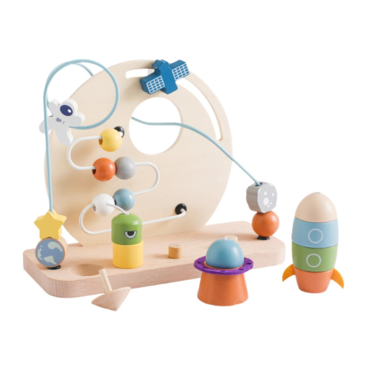 Bnf Wooden Bead Maze Toy Fine Motor Skills Beads Roller Toy For Toddlers Ages 3+Baby | Toys For Baby | Developmental Baby Toys1