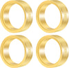 OGRC 1.0 Inch Brass Internal Beadlock Ring 92g Heavy Wheel Weighted Clamp Ring Fits RC Wheel Rims for TRX4M SCX24 1/18 1/24 RC C