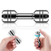 Fidget Toys Fingertip Dumbbell For Adults, 2 In 1 Edc Metal Fidget Spinners, Fidget Spinner For Anxiety Relief Autism Therapy, A