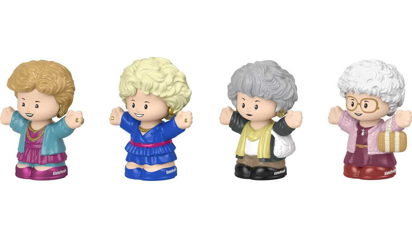 Little People Collector The Golden Girls TV Show Special Edition Set for Adults & Fans, 4 Figures in Display Package