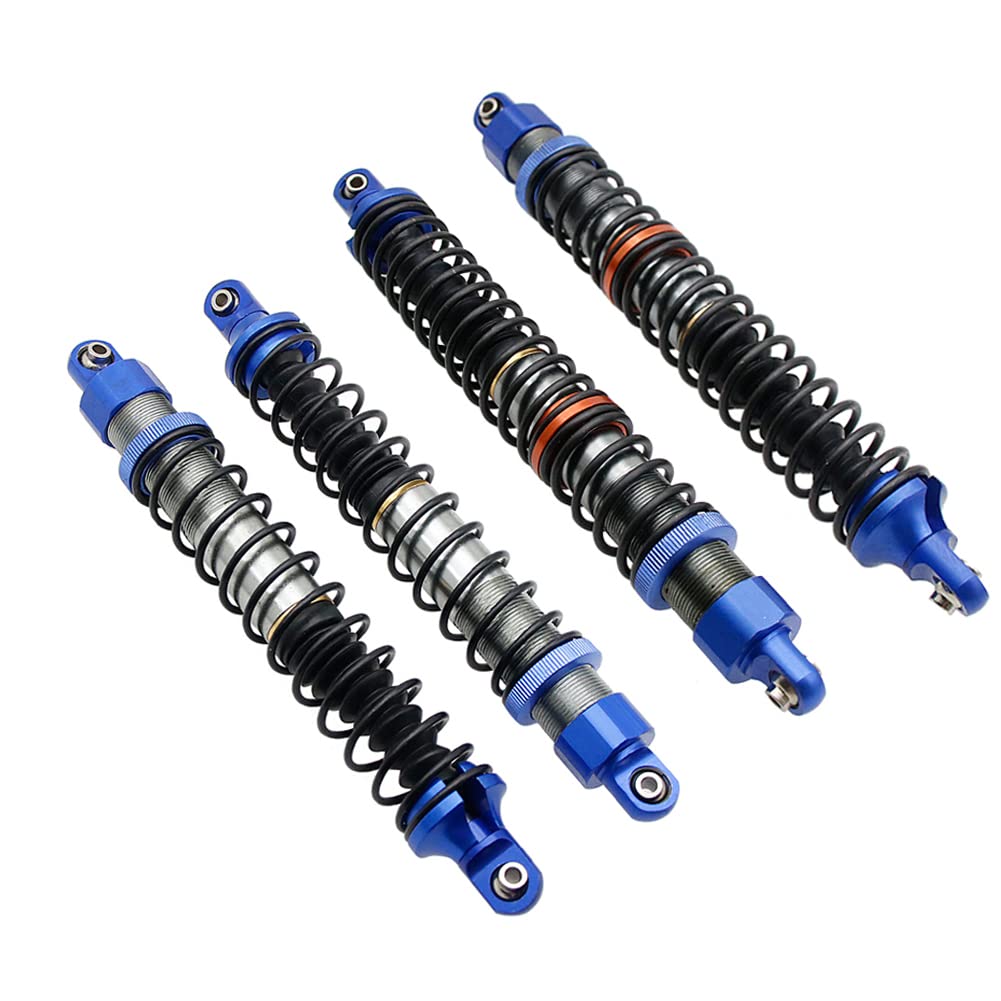 FLMLF Aluminum Front and Rear Oil Shocks Kit Blue Shocks Oil Filled For 1/5 Rc car Hpi Baja 5B SS 5T 5SC RC Car Parts