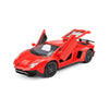 Lambo Toy Car Model Red Aventador Pull Back Vehicles Diecast with Light & Sound