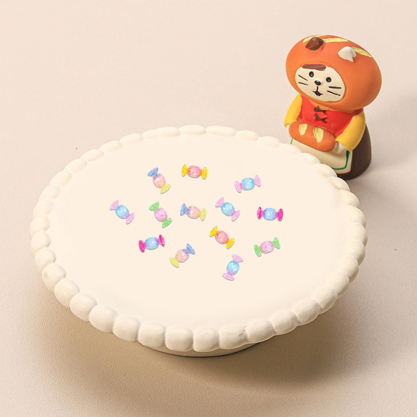 100 Pieces Mini Candy For Dollhouse Miniatures Mini Food For Crafts Tiny Resin Things For Dollhouse Mini Kitchen Micro Landscapi