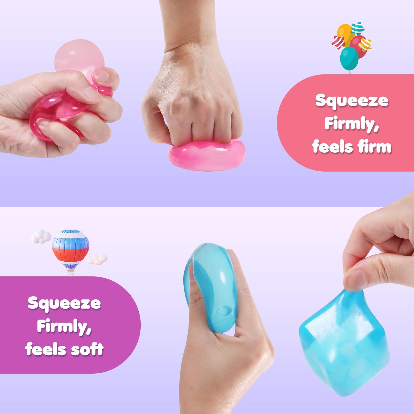 3Pack Stress Cube Squishy Stress Balls For Kids Ice Cubes Squishy For Adults Sensory Fidget Toy For Your Best Mellow And Chill S