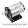 Dmiotech Micro Dc 12V 10Rpm Geared Motor With Bracket Gear Reduction Motors 37Mm Diameter Gearbox Micro Speed Reduction For Rc C