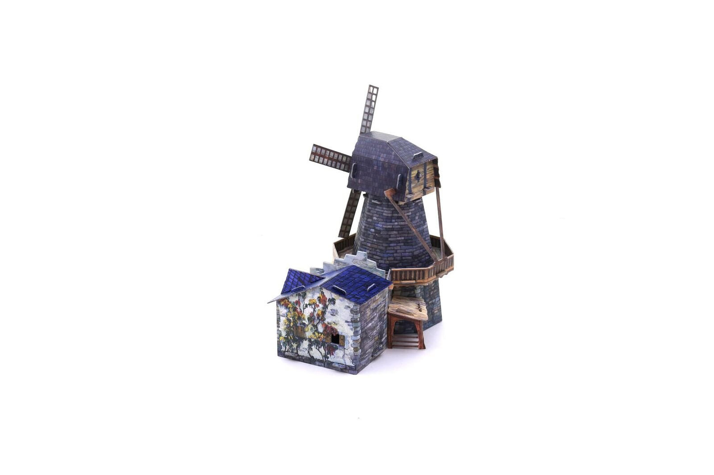 Clever Paper Windmill With Figures