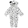 Hollyhome Baby Romper Dalmatians Puppy Cosplay Costume Cuddly Dog Toddler Cosplay Clothing One-Piece Jumpsuit Animal Cosplay Outfits Costume For 12-18M
