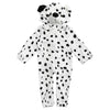 Hollyhome Baby Romper Dalmatians Puppy Cosplay Costume Cuddly Dog Toddler Cosplay Clothing One-Piece Jumpsuit Animal Cosplay Outfits Costume For 0-6M