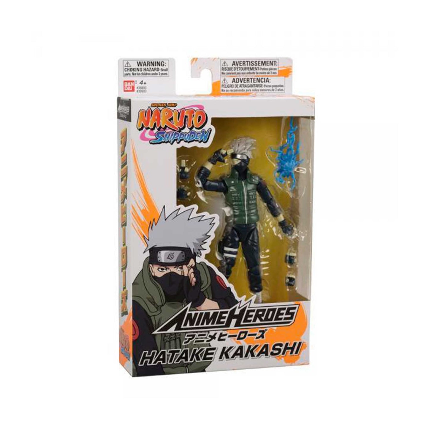 Anime Heroes Bandai 36903 Naruto 15Cm Hatake Kakashi-Action Figures