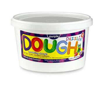 Hygloss Play Modeling Dough - 3Lb. - Easter Basket Stuffer - Unscented Dough - Safe & Non-Toxic For Kids Arts & Crafts - Party Favors - Classroom Supplies, Purple