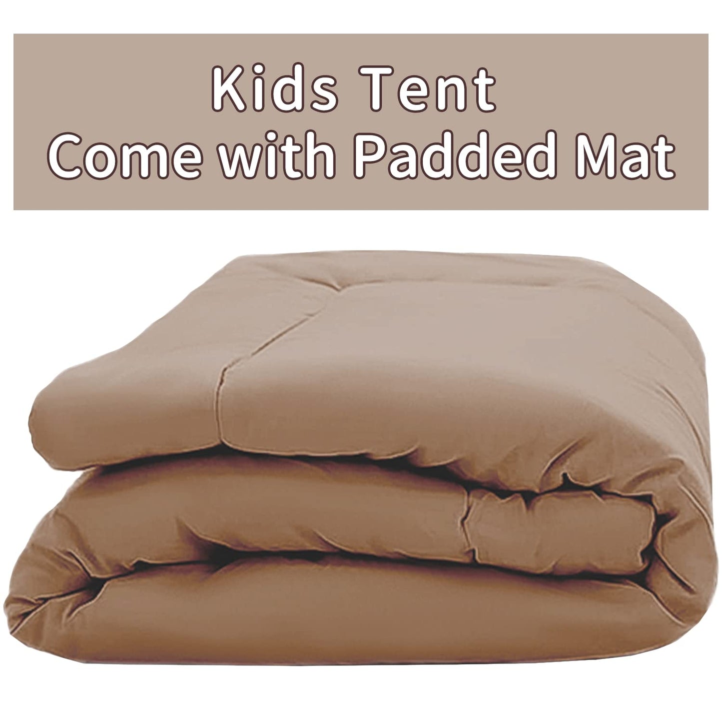 Play Tent With Mat, Kids Tent Playhouse For Kids Indoor Playhouse Large For Girls Tent Baby Tent Kids Play Tent Bed Tent For Tod