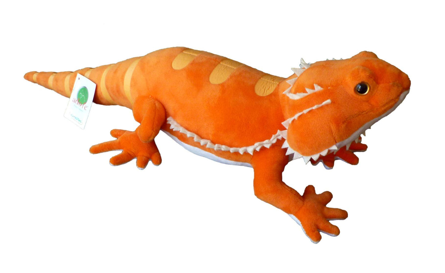 Adore Plush Company 21" Carrot Bearded Dragon Lizard Plush Toy - Small Green Stuffed Animal, Model 2147, Plastic Material