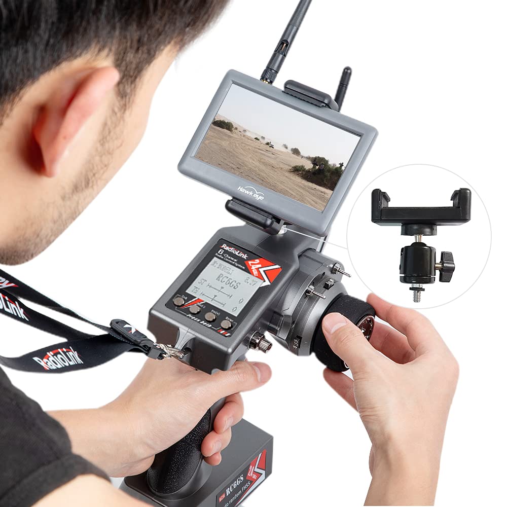 Radiolink FPV Display Monitor Screen Holder Mobile Cell Phone Bracket Mount Stand Folding for RC4GS V3&V2 RC6GS V3&V2 RC Control
