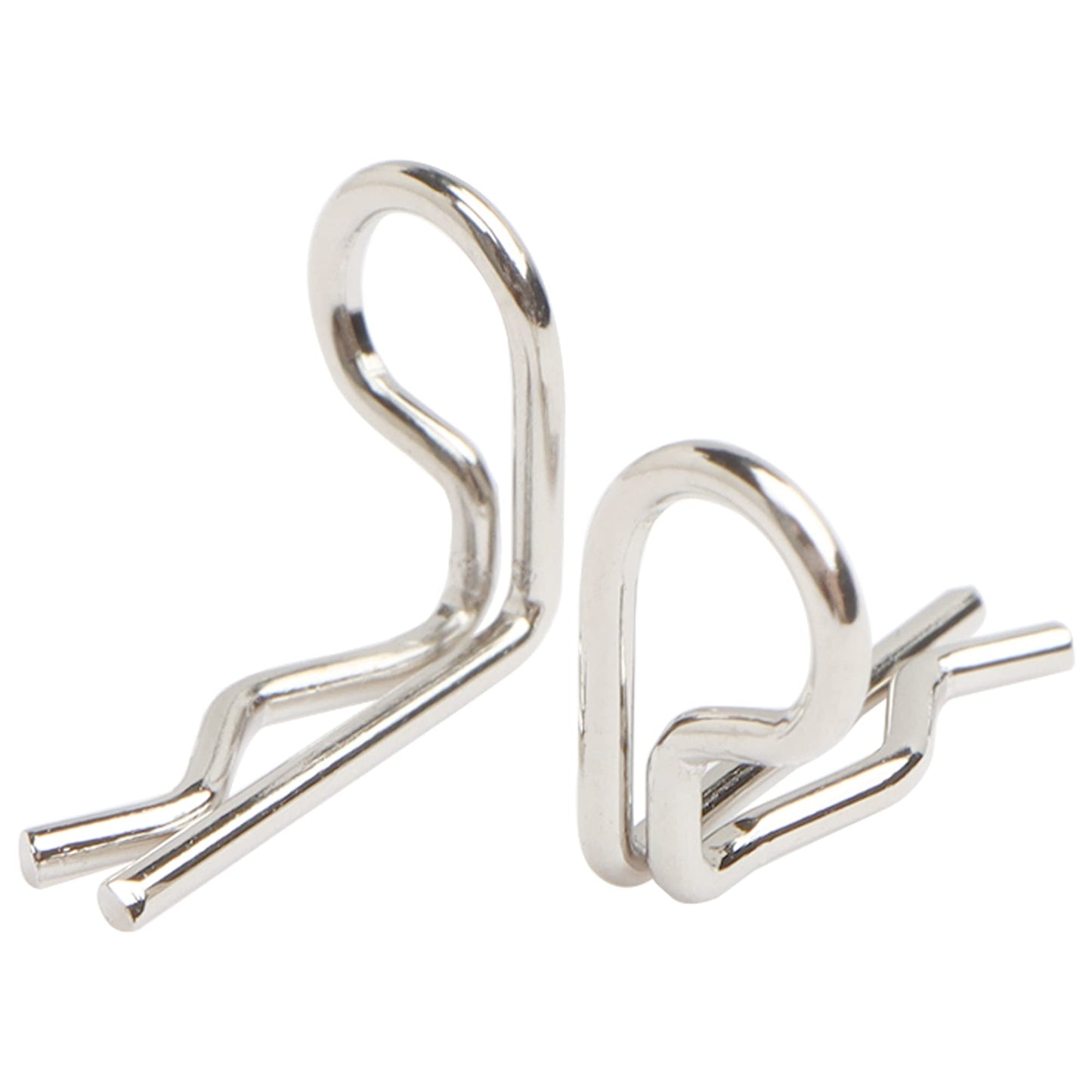 GDOOL 30-Pack 90-Degree Angle 1mm Body Clips Bent Springy Pins WJ07 for All 1/16 1/18 1/20 Scale Model Car Truck Crawler Truck(S