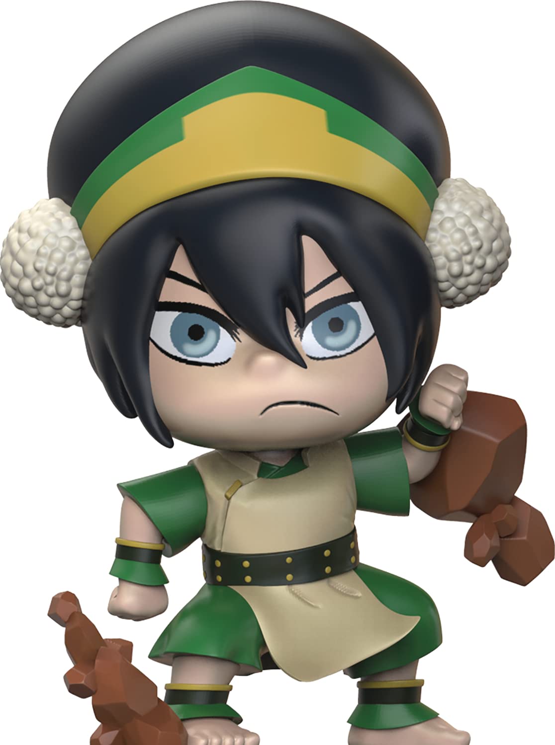 The Loyal Subjects Toph Beifong CheeBee 3 Figure - Brown Avatar: The Last Airbender Collectible Toy