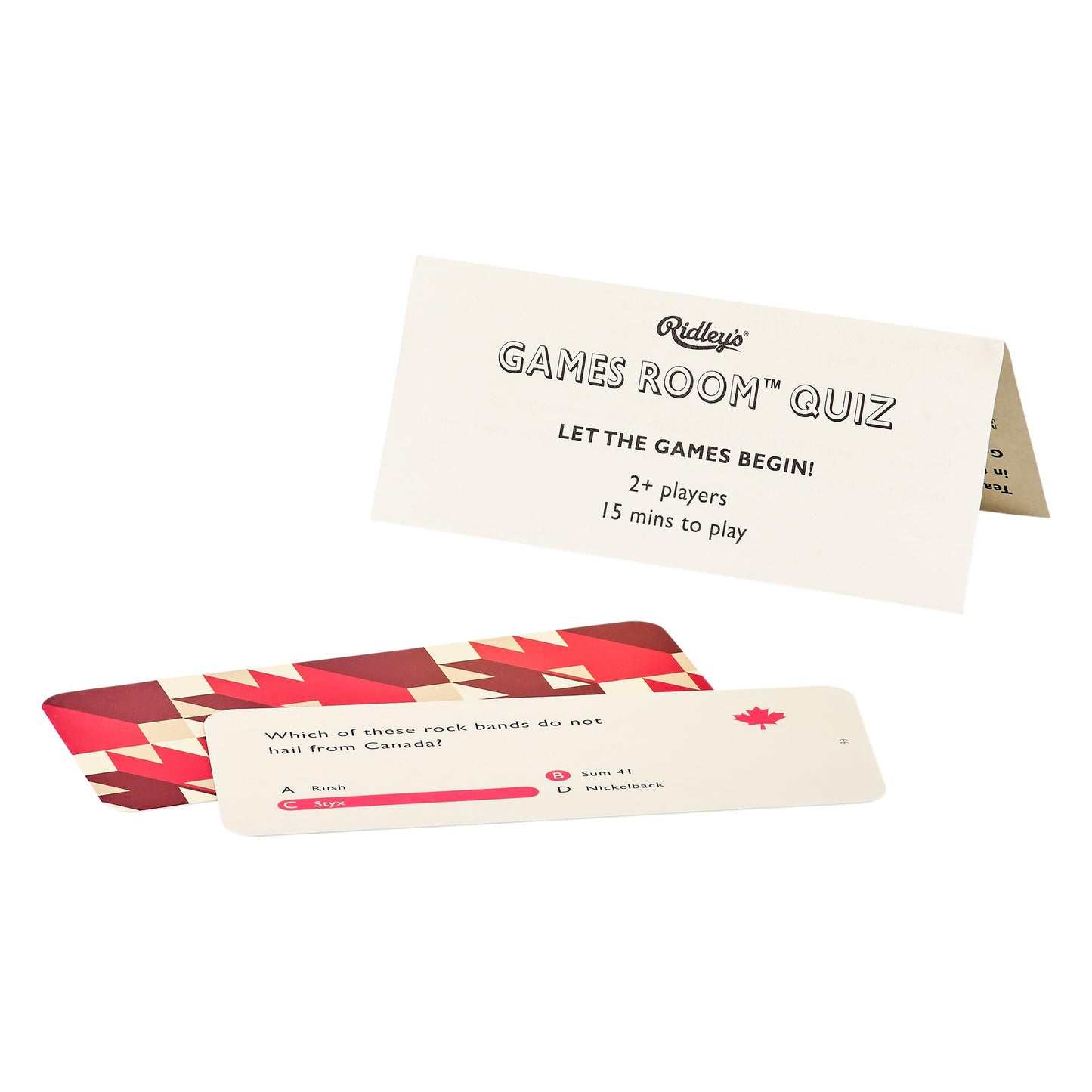 Ridley'S Games Room How Well Do You Know Canada? Trivia Card Game – Trivia Game For Adults And Kids – 2+ Players – Includes 140 Questions – Fun Quiz Cards, Makes A Great Gift