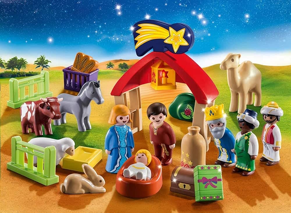 Playmobil 1.2.3 Advent Calendar - Christmas Manger