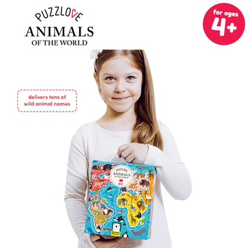 Puzzlove Animals Of The World (60 Pcs) 4+ Floor Puzzle