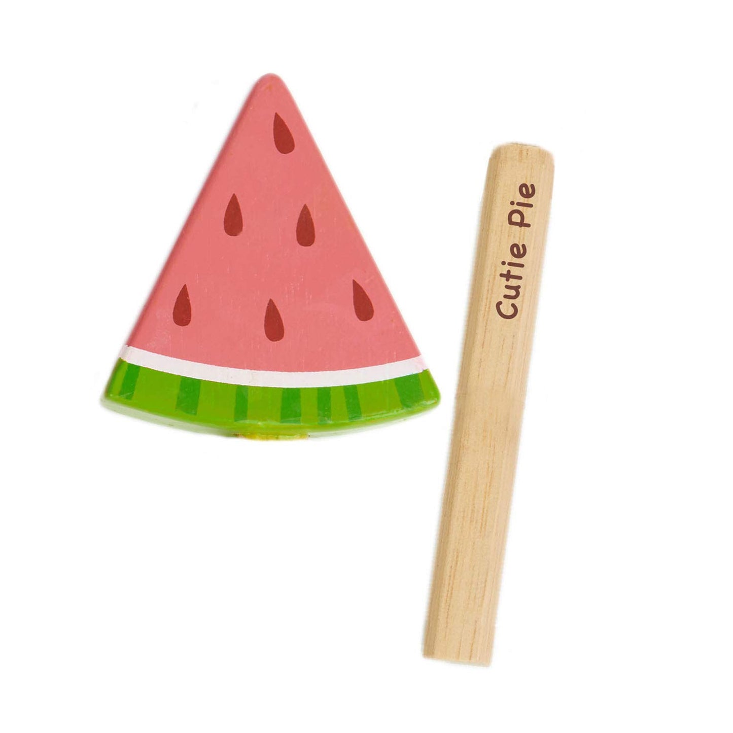 Tender Leaf Toys - Ice Lolly Shop - 13 Pieces Pretend Food Play Toy with 6 Wooden Popsicles Ice Cream Bars - Encourage Role Play
