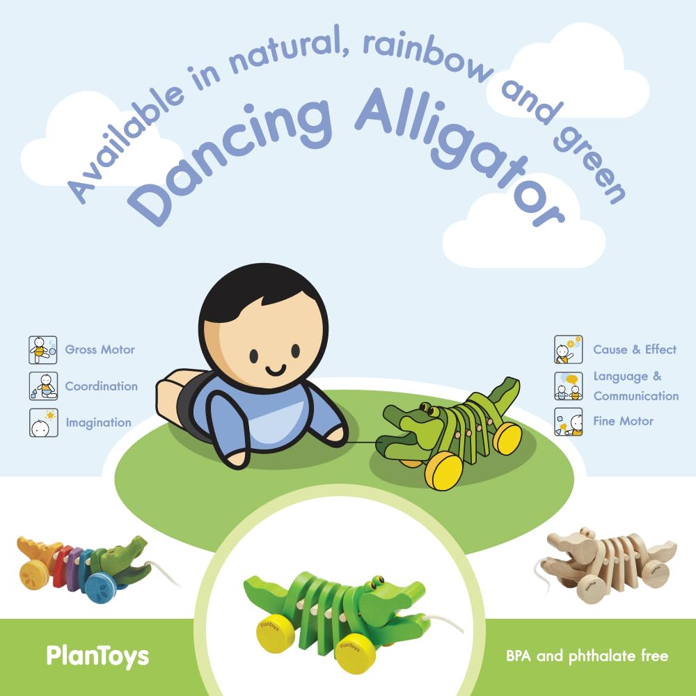 Plantoys Pull Along Hedgehog - Blue (5275)