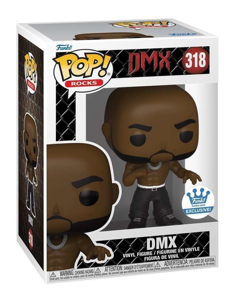 Funko Pop! DMX Exclusive Figure - Standard Size, Black Plastic Collectible, Model FM221130