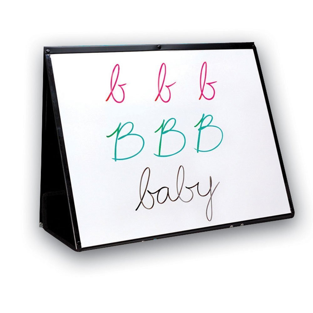 Educational Insights 3-In-1 Portable Easel - Magnetic Board, Whiteboard & Flannel Board, Classroom Must Haves