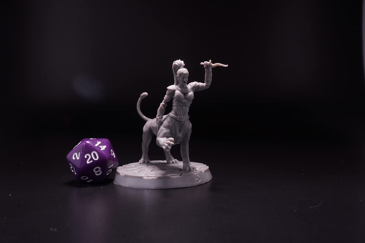 Wildspire 3 Large Monsters Booster Set For Dnd Miniatures - Sharkenbear, Lamia, Archdevil - Large Size Minis For D&D Miniatures
