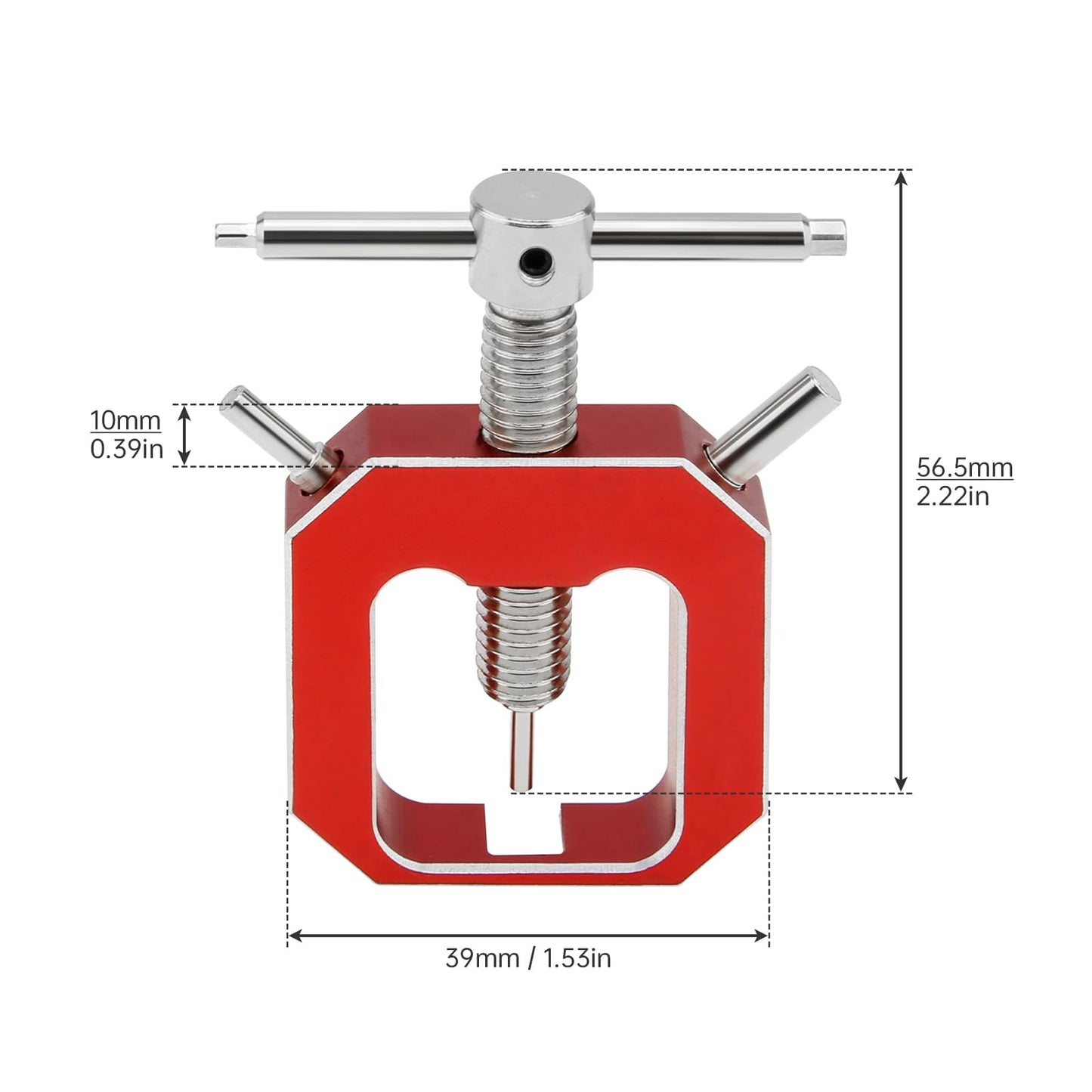 Omninmo Motor Gear Puller, Universal Motor Pinion Gear Puller Remover Mini Gear Puller for RC Vehicle Models Rc Car Fan (Color-r