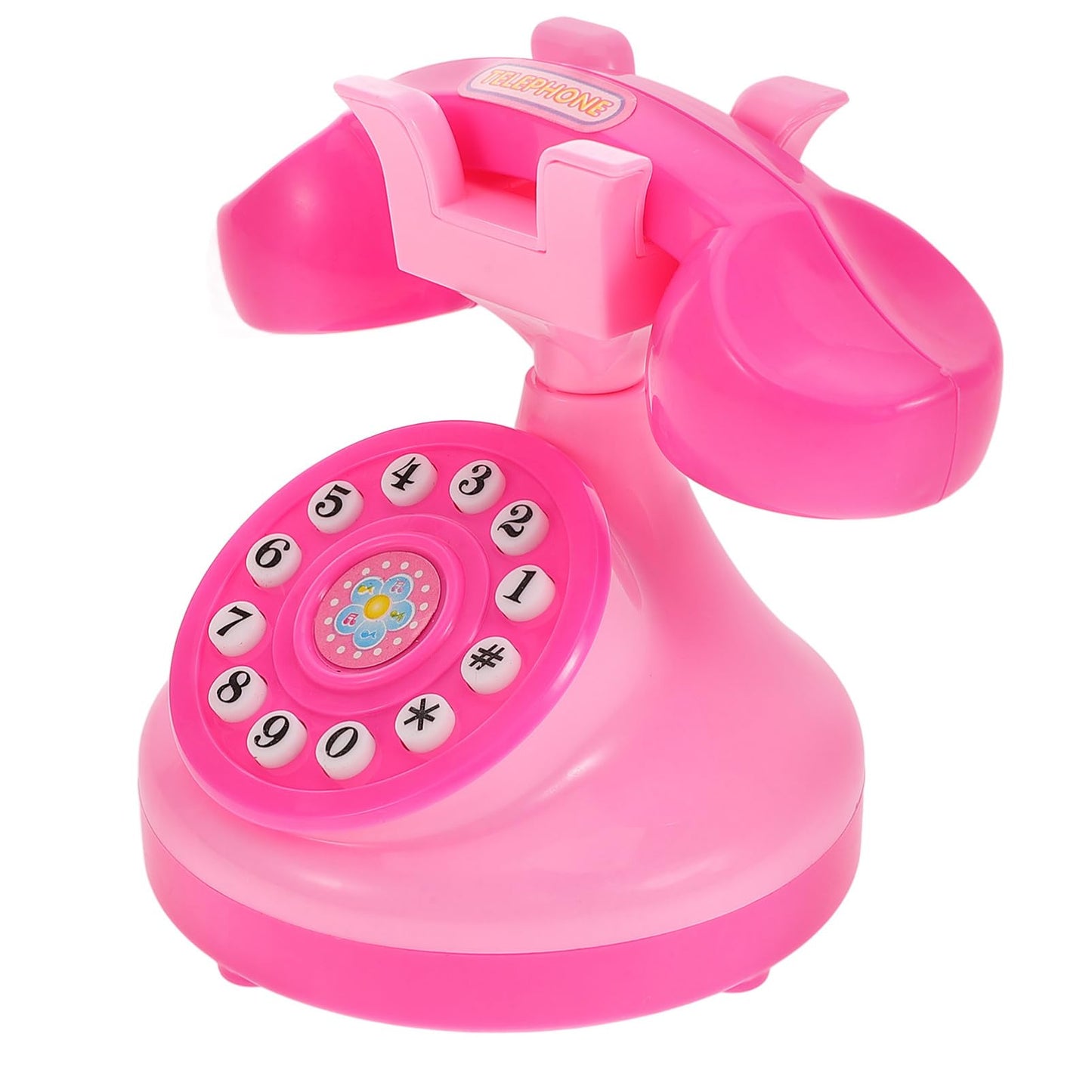 UPKOCH Retro Phone Toy, Telephone Pretend Play Toy Classic Vintage Old Fashion Telephone Kids Play Phone Early Educational Toys